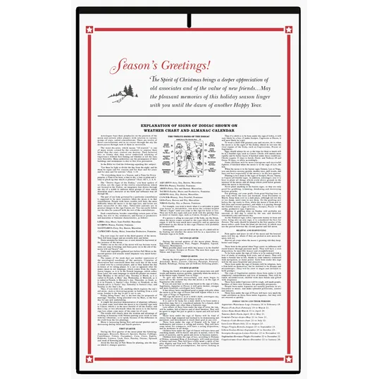 Skinner & Kennedy® 8-Sheet Almanac Calendar — view 5