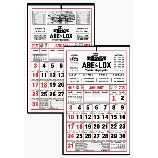 Skinner & Kennedy® 8-Sheet Almanac Calendar