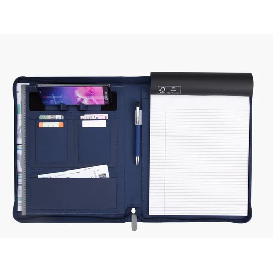 Souvenir® Armor Zippered Padfolio with Armor Pen — view 6