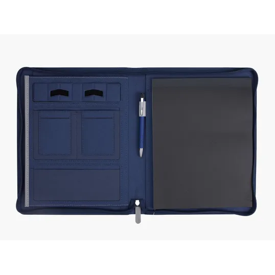 Souvenir® Armor Zippered Padfolio with Armor Pen — view 7