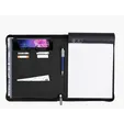 Souvenir® Armor Zippered Padfolio with Armor Pen — view 2