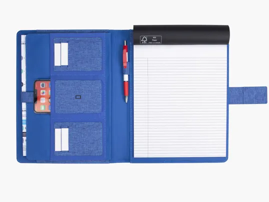 Good Value™ Altas RPET Padfolio with FSC®-Certified Writing Pad — view 6