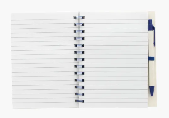 Good Value™ Recycled Paper Spiral Notebook with Pen — view 4