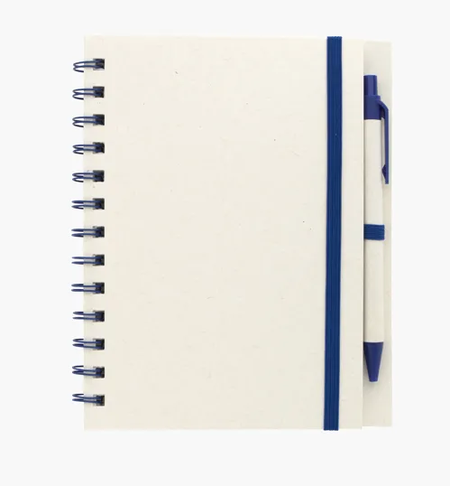 Good Value™ Recycled Paper Spiral Notebook with Pen — view 3
