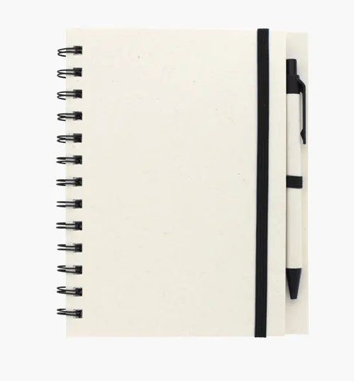 Good Value™ Recycled Paper Spiral Notebook with Pen