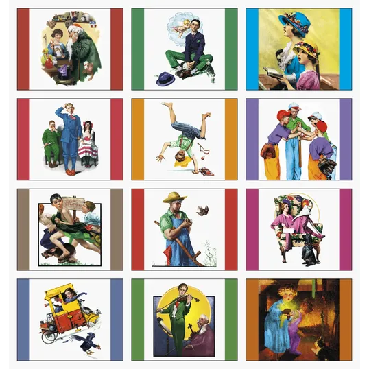 HotLine® Products Rockwell Pharmacy 13-Month Wall Calendar — view 3