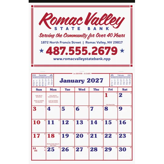 Skinner & Kennedy® Apron Style Wall Calendar, 13 x 19.5 Inches — view 7