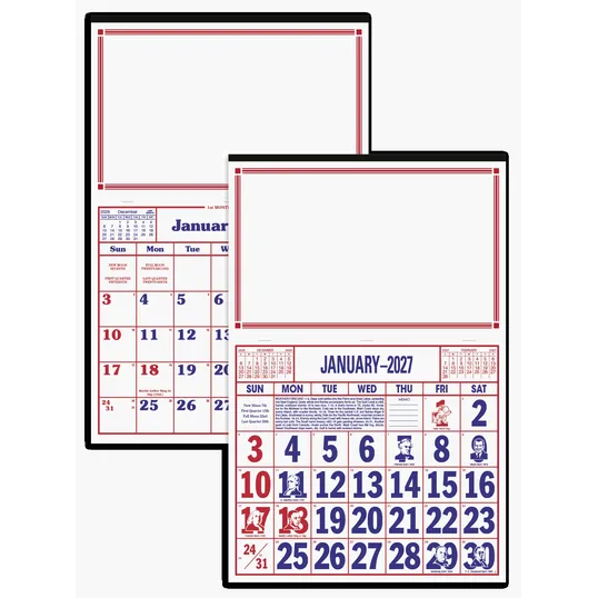 Skinner & Kennedy® Apron Style Wall Calendar, 13 x 19.5 Inches — view 5