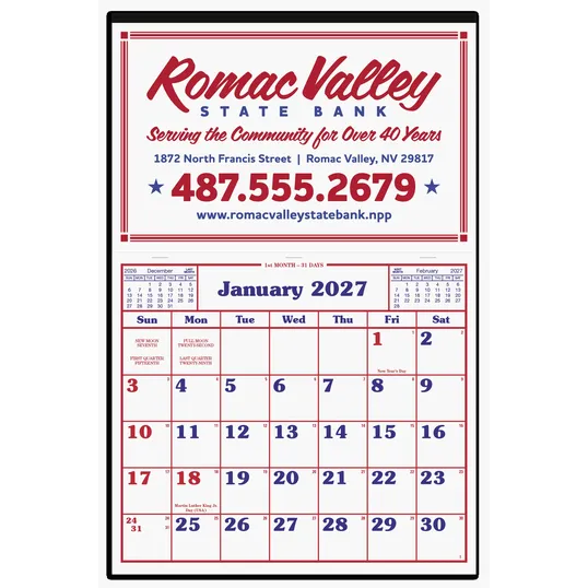 Skinner & Kennedy® Apron Style Wall Calendar, 13 x 19.5 Inches — view 3