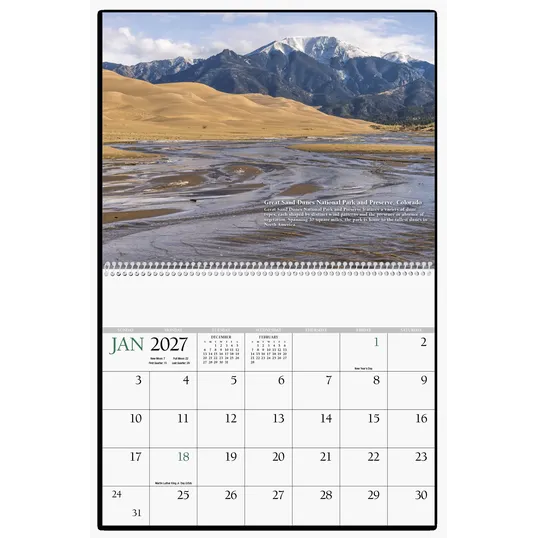 HotLine® Products Earth Wall Calendar, 11 x 16.75 in. — view 5