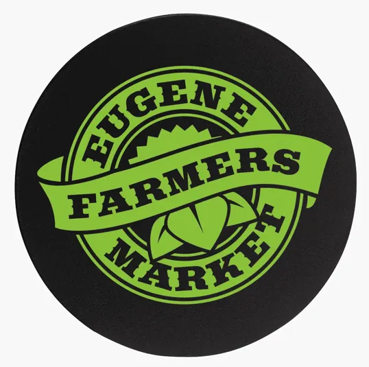 Round Bonded Leather Coaster with Urethane Coating — view 2