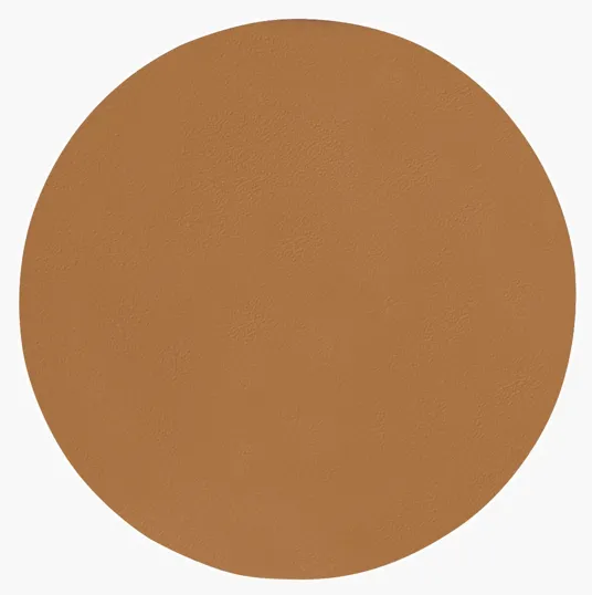 Round Bonded Leather Coaster with Urethane Coating — view 5