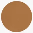Round Bonded Leather Coaster with Urethane Coating — view 5