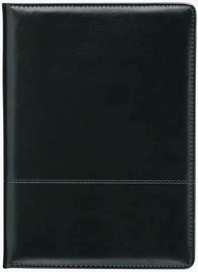 Script Padfolio with Lined Notepad and Vinyl Pen Loop