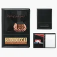 Script Padfolio with Lined Notepad and Vinyl Pen Loop — view 7