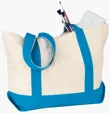 Medium Snap Tote in 12 oz. Cotton Canvas — view 7