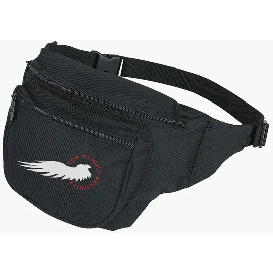 Fanny Pack with Two Compartments, 600D Polyester — view 4