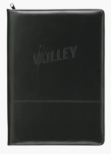 Good Value™ Script Zippered Padfolio — view 3