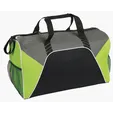 Color Panel Sport Duffel Bag with Mesh Side Pockets