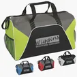 Color Panel Sport Duffel Bag with Mesh Side Pockets — view 9