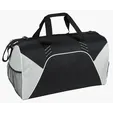 Color Panel Sport Duffel Bag with Mesh Side Pockets — view 3