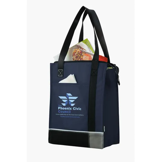 Koozie® Tri-Tone Lunch Sack with Thermal Lining — view 10