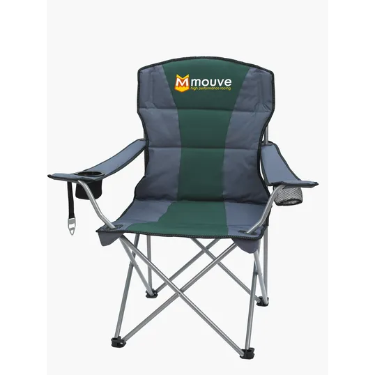 Premium Stripe Folding Chair with Carry Bag, 300 lb Capacity — view 7