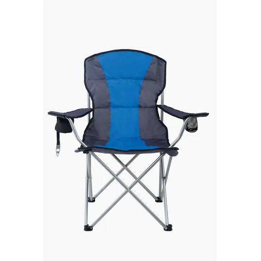Premium Stripe Folding Chair with Carry Bag, 300 lb Capacity — view 2