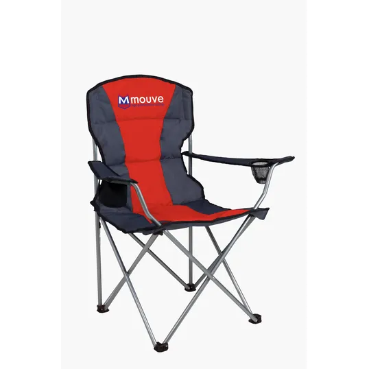 Premium Stripe Folding Chair with Carry Bag, 300 lb Capacity — view 10