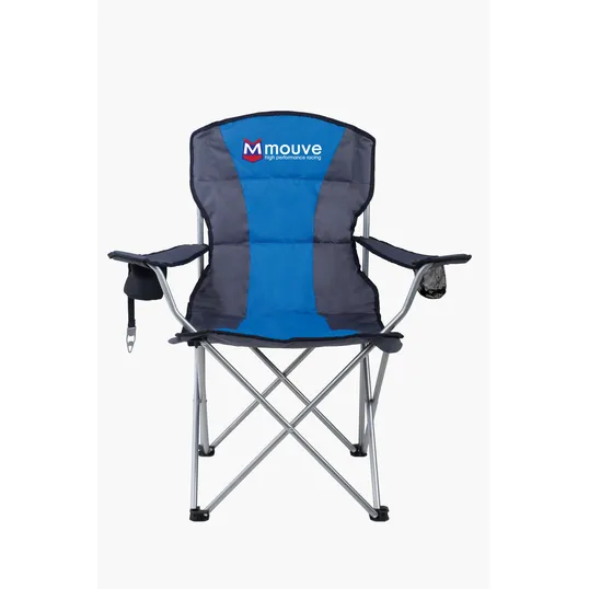 Premium Stripe Folding Chair with Carry Bag, 300 lb Capacity — view 9
