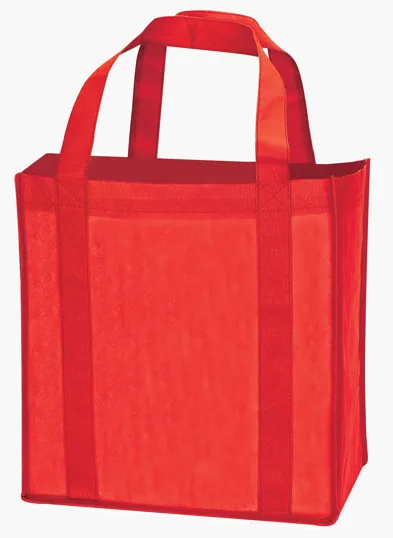 Universal Source® Laminated Non-Woven Grocery Tote — view 3