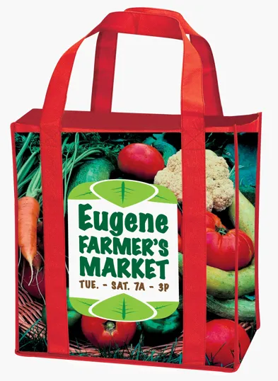 Universal Source® Laminated Non-Woven Grocery Tote — view 8