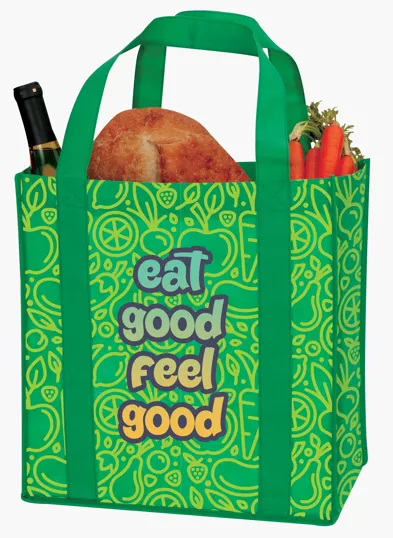 Universal Source® Laminated Non-Woven Grocery Tote — view 5