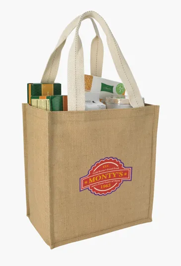 Good Value™ Jute Grocery Tote with Shoulder Handles — view 2