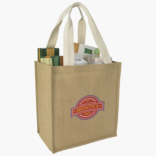 Good Value™ Jute Grocery Tote with Shoulder Handles — view 3