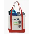 Good Value™ Marina Cotton Canvas Tote with Snap Closure — view 7