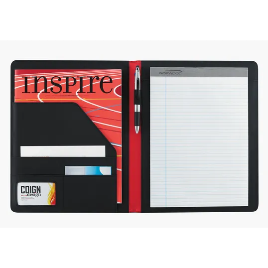 Good Value™ Hype Padfolio with Writing Pad and Organizer — view 2
