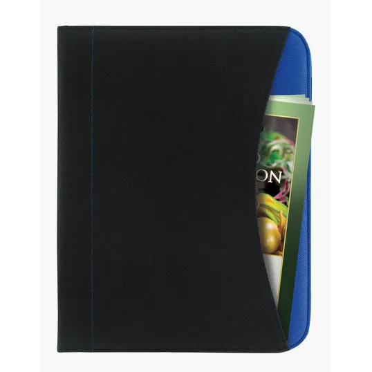 Good Value™ Non-Woven Curve Padfolio with Writing Pad — view 6