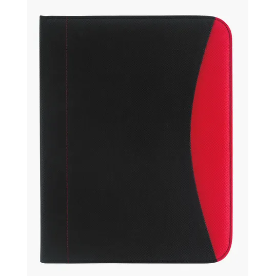 Good Value™ Non-Woven Curve Padfolio with Writing Pad