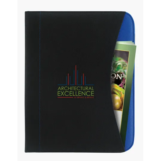 Good Value™ Non-Woven Curve Padfolio with Writing Pad — view 12