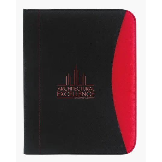 Good Value™ Non-Woven Curve Padfolio with Writing Pad — view 8