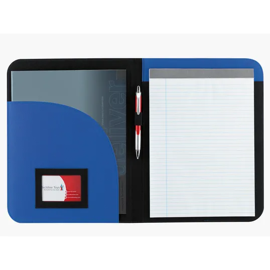 Good Value™ Non-Woven Curve Padfolio with Writing Pad — view 5