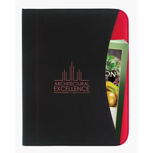 Good Value™ Non-Woven Curve Padfolio with Writing Pad — view 9