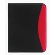 Good Value™ Non-Woven Curve Padfolio with Writing Pad