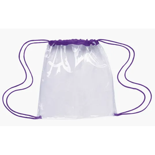 Good Value™ Clear Game Drawstring Backpack — view 7