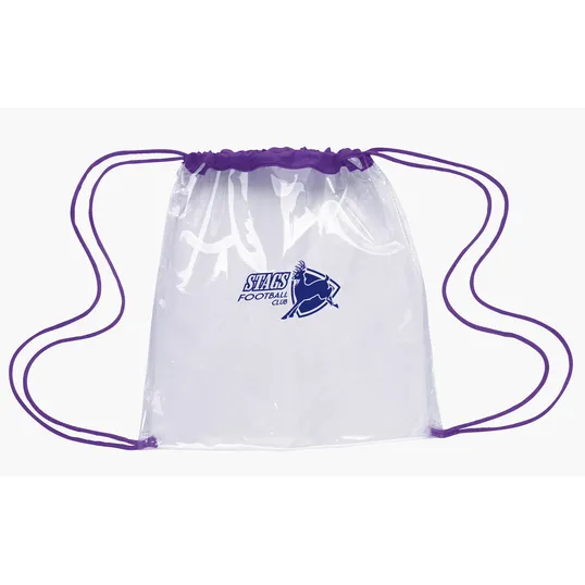 Good Value™ Clear Game Drawstring Backpack — view 21