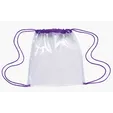 Good Value™ Clear Game Drawstring Backpack — view 7