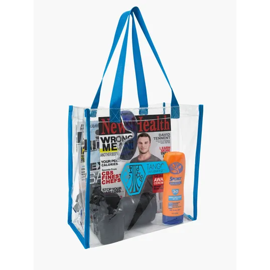 Good Value™ Clear Game Tote, 12 x 12 x 6 in. PVC Vinyl Stadium Bag — view 16
