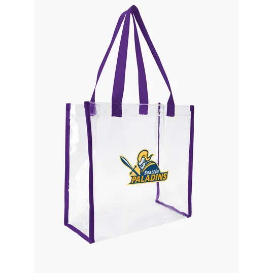 Good Value™ Clear Game Tote, 12 x 12 x 6 in. PVC Vinyl Stadium Bag — view 25