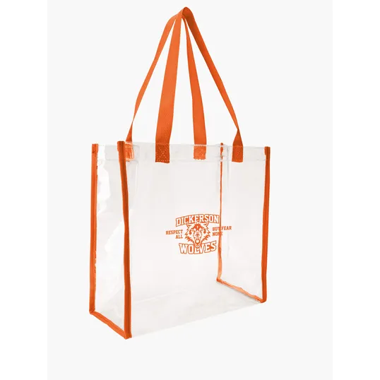 Good Value™ Clear Game Tote, 12 x 12 x 6 in. PVC Vinyl Stadium Bag — view 8